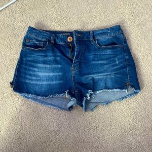 Blue jean shorts